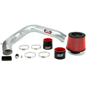 DC Sports CAI6016 CARB Compliant for 2004-07 Acura TSX Performance Cold Air Intake System Bolt-On Kit in Powder Coat Silver