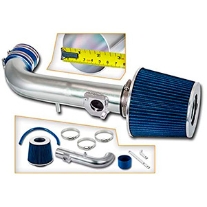 Rtunes Racing Short Ram Air Intake Kit + Filter Combo BLUE Compatible For 98-02 Toyota Corolla