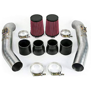 MAPerformance Aftermarket 3 Inch R35 GTR High Flow Air Intake Kit Compatible with 2009-19 Nissan