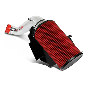 Compatible with 2002-2003 Jeep Liberty 3.7L V6 Aluminum Lightweight Hi-Flow Air Intake Kit